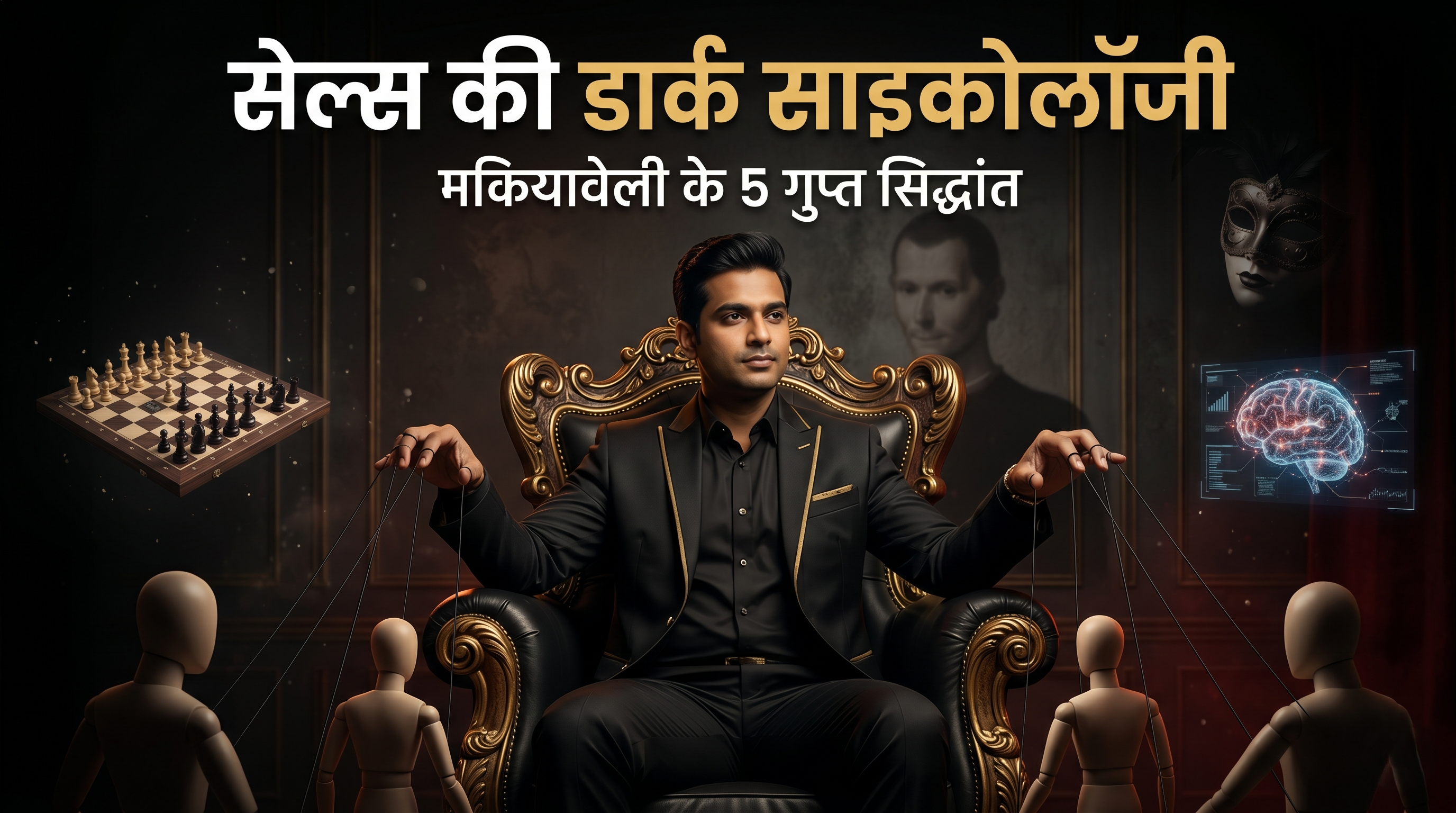 सेल्स की डार्क साइकोलॉजी: मकियावेली के 5 गुप्त सिद्धांत जो आपको एक 'मास्टर सेलर' बना देंगे
